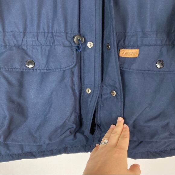 Musto Country | Dark Blue GORE-TEX Poly Coated Polyester Coat S - Picture 5 of 9